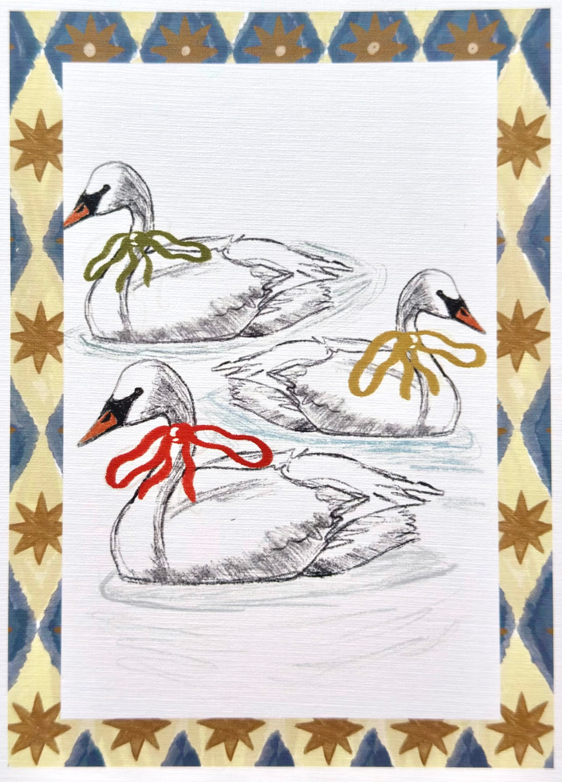 ‘Swan Lake’ Art Print-2