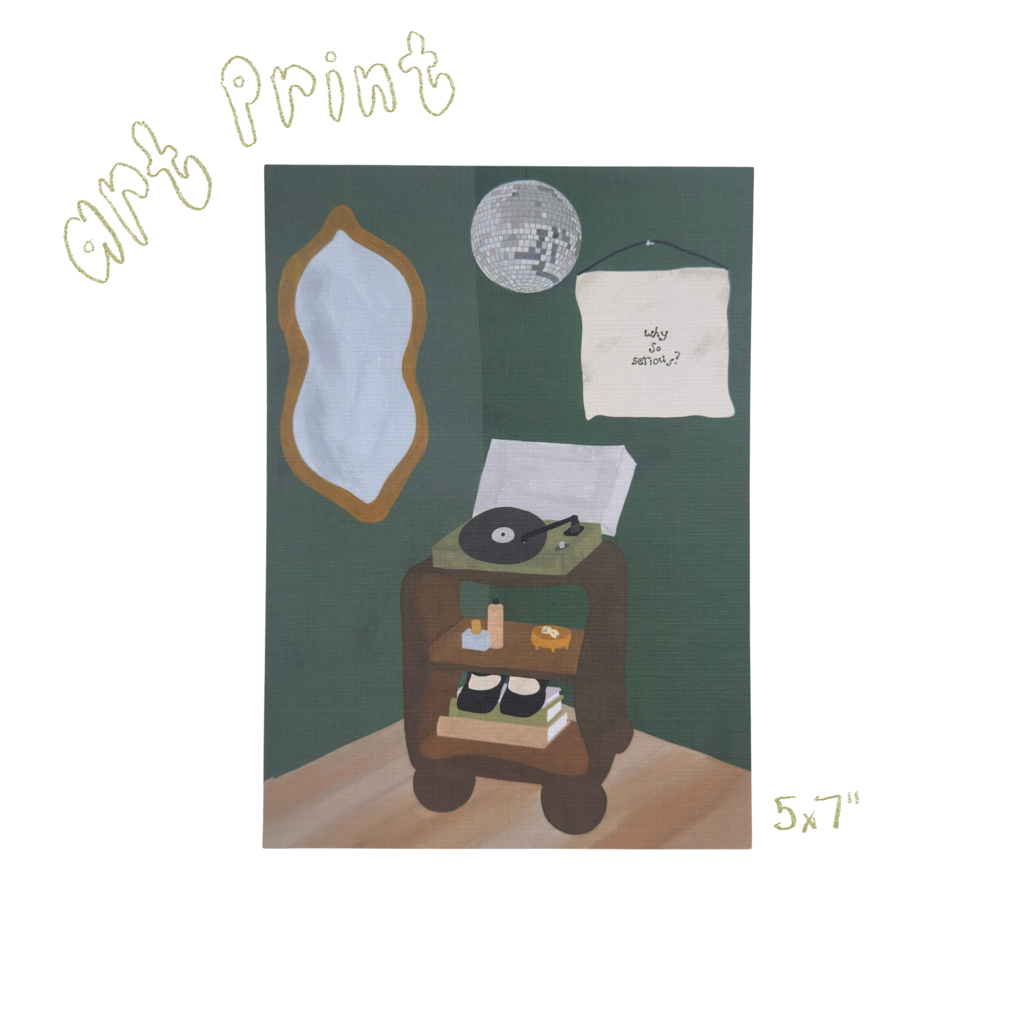 ‘Why So Serious?’ Art Print