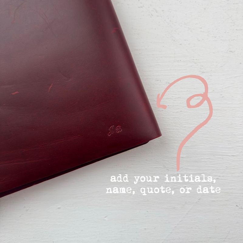 Custom Traveler's Journal | Large-zoom-