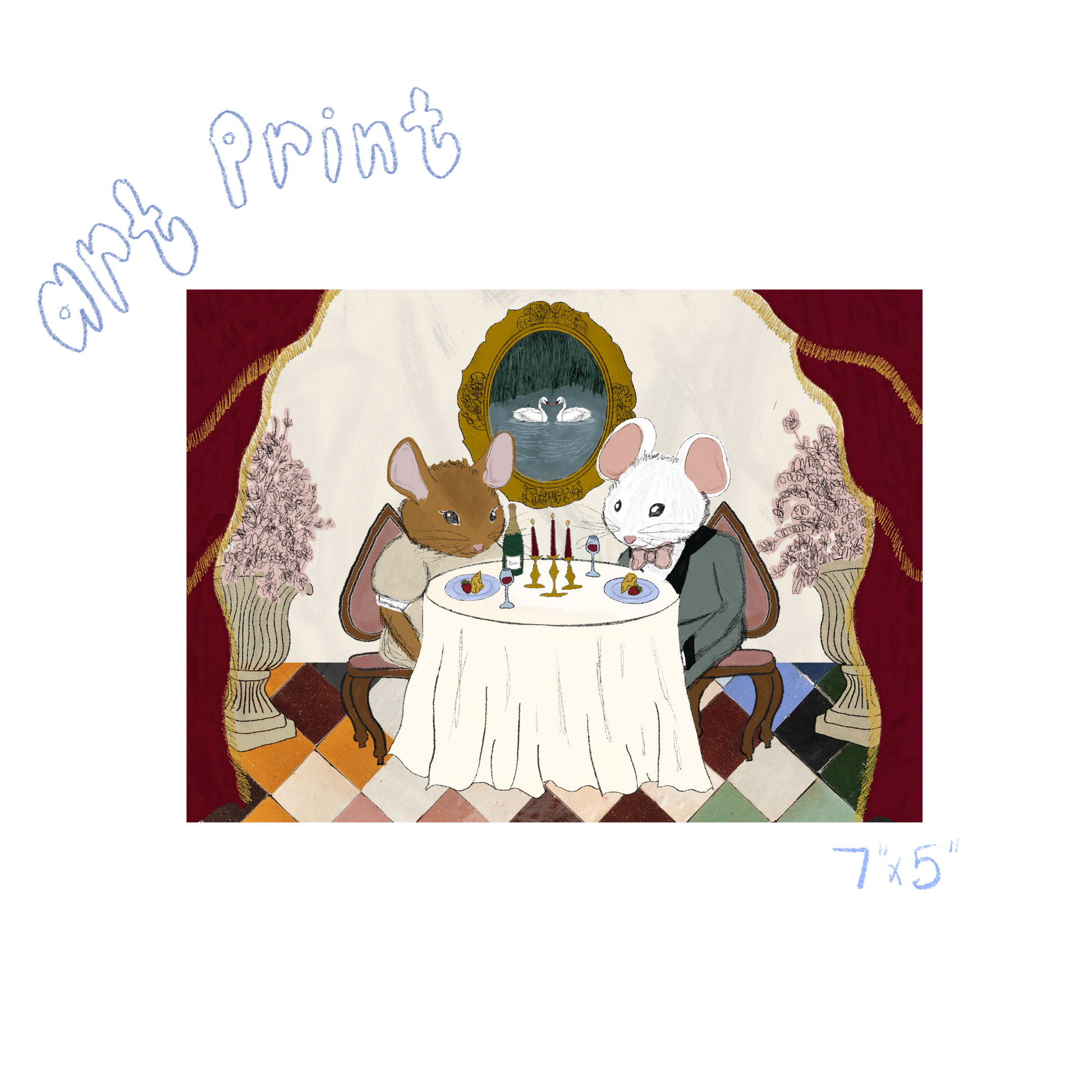 ‘Le Petit Musé’ Art Print-1