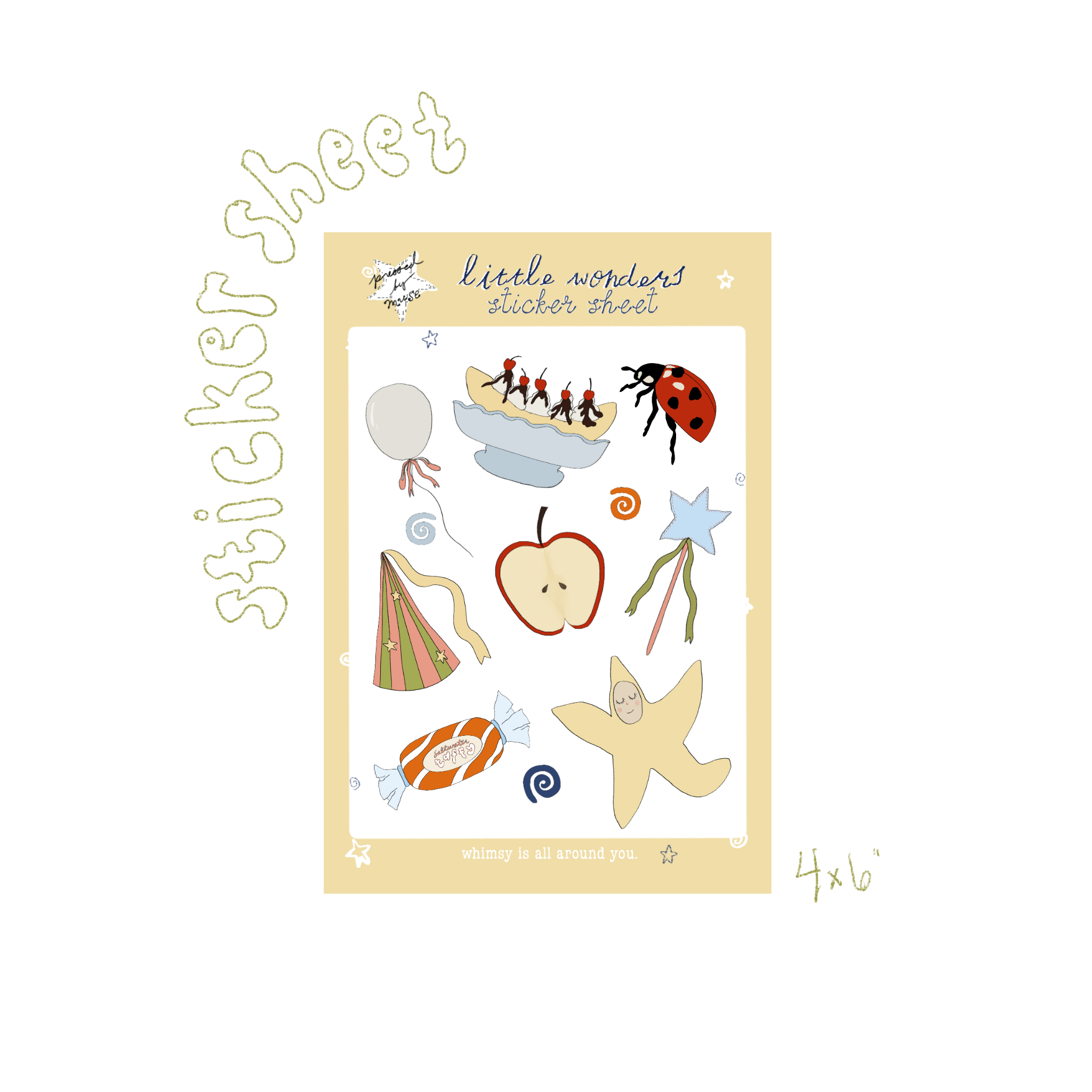 ‘Little Wonders’ Sticker Sheet