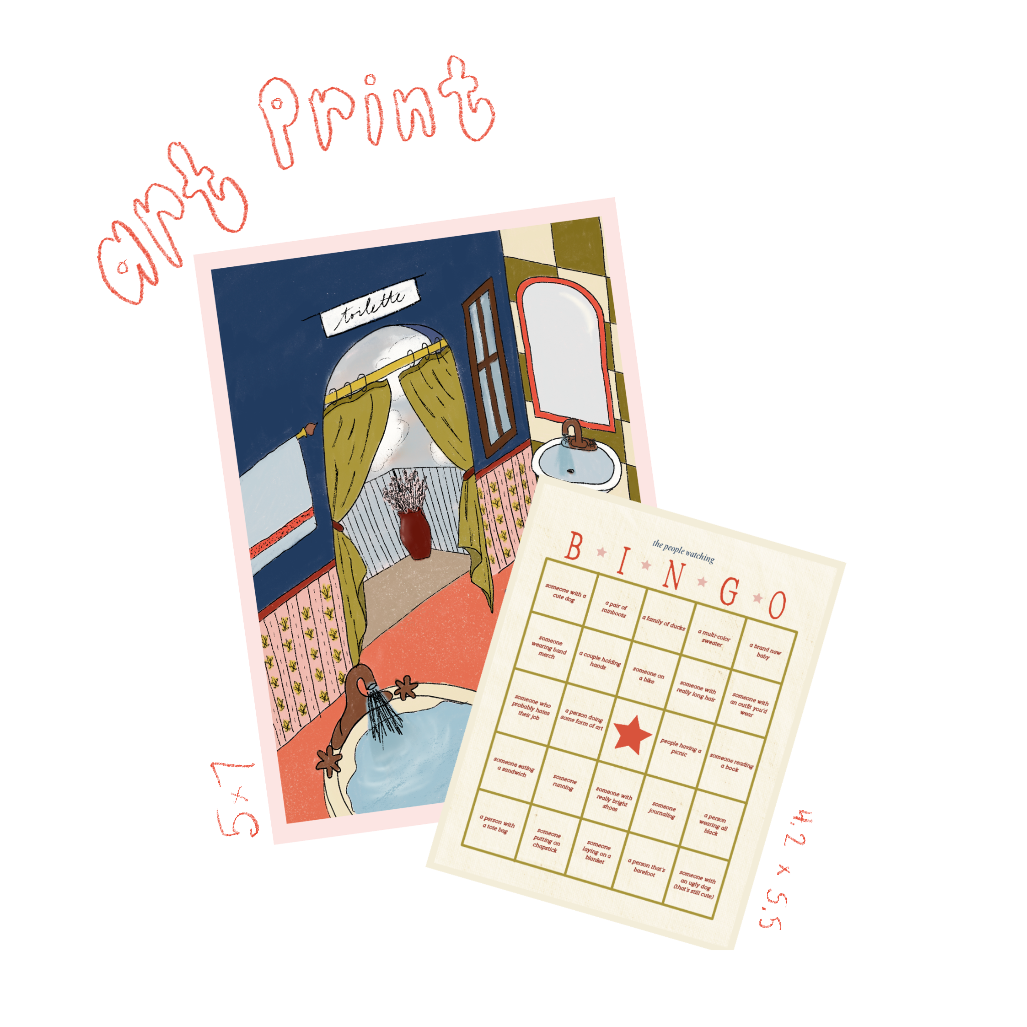 ‘Maison de Muse’ Art Print & ‘Bingo’ Activity