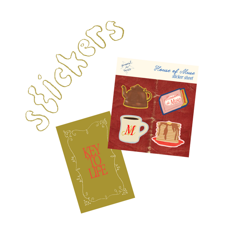 ‘Maison de Muse’ Sticker Sheet & ‘Key To Life’ Keycard-zoom-